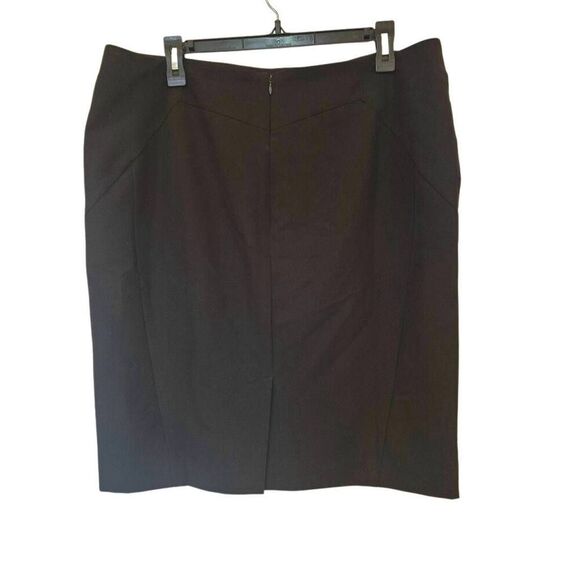 Worthington Women's Black Poly/Rayon/Spandex Lined Pencil Straight Skirt - Picture 7 of 10